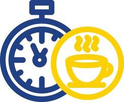 Teezeit-Vektor-Icon-Design vektor