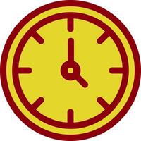 Wanduhr-Vektor-Icon-Design vektor