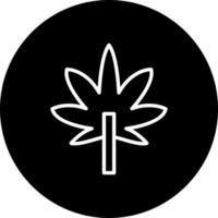 Symbol für Cannabis-Vektor vektor