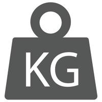 kg, die leicht geändert oder bearbeitet werden können vektor