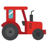 Traktor, der leicht geändert oder bearbeitet werden kann vektor