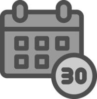 Zeitplan Tag Vektor Icon Design