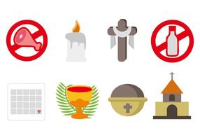 Free Lent Icons Vektor