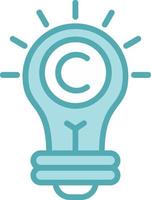 Copyright-Vektor-Symbol vektor