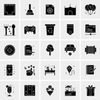 25 universelle Business-Icons Vektor kreative Icon-Illustration zur Verwendung in Web- und Mobilprojekten