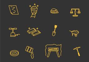 Goldmine Vector Icons