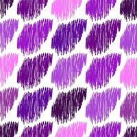 nahtloses muster mit handgezeichnetem lila kritzelabstrich. abstrakte Grunge-Textur. Vektor-Illustration vektor