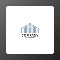 Business Logo minimalistische Designidee vektor
