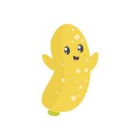 Baby-Bananen-Cartoon-Figur vektor