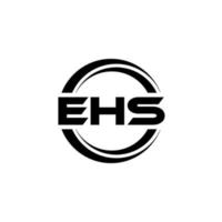 ehs-Buchstaben-Logo-Design in Abbildung. Vektorlogo, Kalligrafie-Designs für Logo, Poster, Einladung usw. vektor