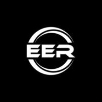 eer brev logotyp design i illustration. vektor logotyp, kalligrafi mönster för logotyp, affisch, inbjudan, etc.