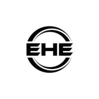 ehe brief logo design in illustration. Vektorlogo, Kalligrafie-Designs für Logo, Poster, Einladung usw. vektor