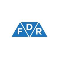 dfr kreditera reparera bokföring logotyp design på vit bakgrund. dfr kreativ initialer tillväxt Graf brev logotyp begrepp. dfr företag finansiera logotyp design. vektor