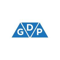 dgp-kreditreparaturbuchhaltungslogodesign auf weißem hintergrund. dgp kreative initialen wachstumsdiagramm brief logo konzept. dgp-Business-Finance-Logo-Design. vektor