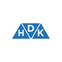 D HK kreditera reparera bokföring logotyp design på vit bakgrund. D HK kreativ initialer tillväxt Graf brev logotyp begrepp. D HK företag finansiera logotyp design. vektor