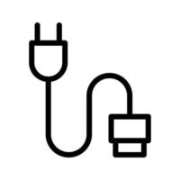 kontakt kabel- vektor illustration på en bakgrund.premium kvalitet symbols.vector ikoner för begrepp och grafisk design.