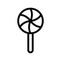 lollipop-vektorillustration auf einem hintergrund. hochwertige symbole. vektorikonen für konzept und grafikdesign. vektor