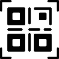 scannen sie qr-code-vektorillustration auf einem hintergrund. hochwertige symbole. vektorsymbole für konzept und grafikdesign. vektor