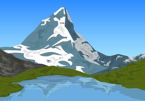 Alpen Matterhorn Schweiz Berge vektor
