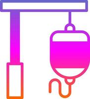 Bluttransfusionsvektor-Icon-Design vektor