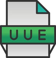 uue-Dateiformat-Symbol vektor