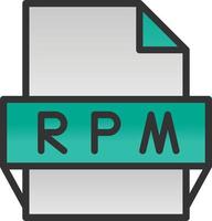 Symbol für das RPM-Dateiformat vektor