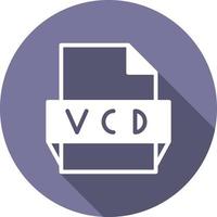 vcd fil formatera ikon vektor
