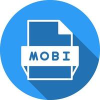 Symbol für mobi-Dateiformat vektor
