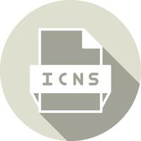 icns-Dateiformat-Symbol vektor