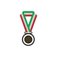 medalj logotyp mall vektor illustration ikon design