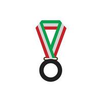 medalj logotyp mall vektor illustration ikon design