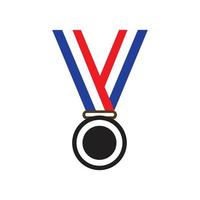 medalj logotyp mall vektor illustration ikon design