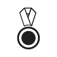 Medaille Logo Vorlage Vektor-Illustration-Icon-Design vektor