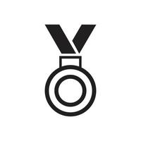 medalj logotyp mall vektor illustration ikon design