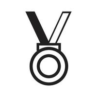 medalj logotyp mall vektor illustration ikon design