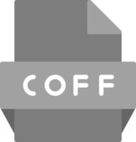 coff-Dateiformat-Symbol vektor