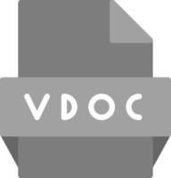 vdoc-Dateiformat-Symbol vektor