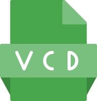 vcd-Dateiformat-Symbol vektor