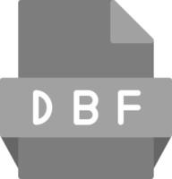 dbf-Dateiformat-Symbol vektor