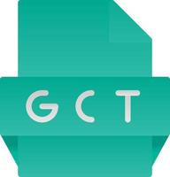 GTC-Dateiformat-Symbol vektor