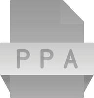 ppa-Dateiformat-Symbol vektor