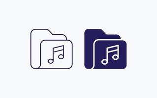musik fil illustration ikon vektor