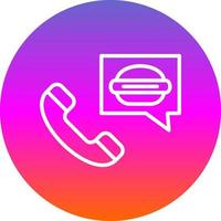 Bestellen Sie Essen auf Abruf Vektor Icon Design
