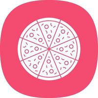 Pizza-Vektor-Icon-Design vektor