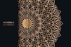elegant etnisk styled mandal islamic bakgrund fri vektor