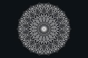 Luxus-Mandala-Design-Hintergrund vektor