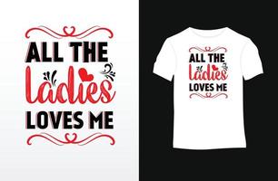 valentine ordspråk och Citat vektor t-shirt design