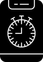 Stoppuhr-Vektor-Icon-Design vektor