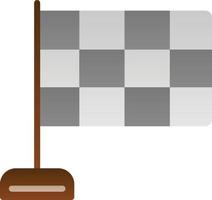 Zielflaggen-Vektor-Icon-Design vektor