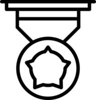 guld medalj vektor ikon design
